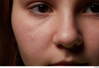  HD Face skin references Estefania Alvarado cheek nose skin pores skin texture 0002.jpg